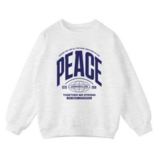 JENNY 兒童款寬鬆版Peace大學T JN1093M