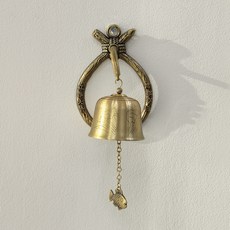 牛鼻環鈴鐺 裝飾模型 特大 khhl215, 黃銅