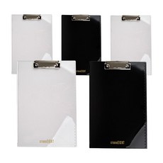 STUDIO EIGHT 水晶剪貼板 5p 套組, 白色, 白色, 白色, 黑色, 黑色, 1套