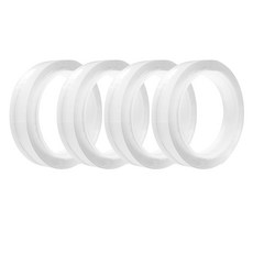 自然公園魔法星星凝膠超強力雙面膠帶 1mm*20mm*3m 4入+1mm*15mm*3m, 透明度, 1套