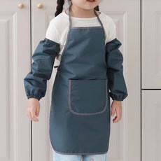 BEBE CHOUETTE 兒童用韓國產深粉彩防水圍裙 + 袖套組