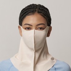 whitesands GREEN LABEL 防紫外線涼感半臉面罩 Adana, 膚色, 1個