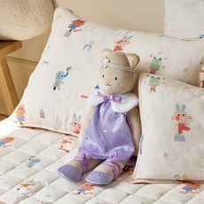 Modern House 娃娃遊戲 柔軟穿搭 紫色洋裝套組, 多色, 1套, 20cm