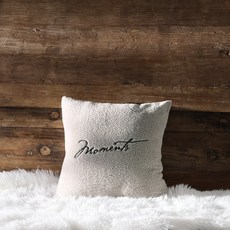 BELLELIFE 羊毛刺繡靠墊套