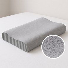 Danjam 清淨空氣網眼枕, 1個, 素色側邊灰