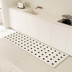 Bareunliving 法式PVC緩衝廚房水槽腳踏墊, 圖案, 1個