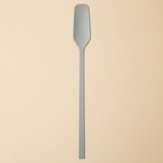 이지실리 스퀘어 실리콘 다용도 티 버터 잼스푼, 그레이, 1개