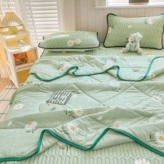 Well Life 悅生活 Best buy 花園風可水洗極涼 5mm加厚款乳膠涼墊, 涼感墊, 雛菊