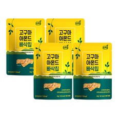 프로엠 고구마 아몬드 빠삭칩, 40g, 4개