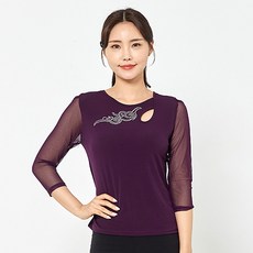 側袋T恤LDT28900, 紫色的