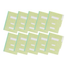 Heemang PP 淺藍色文件夾 HC0087 A4, 10個, 綠色