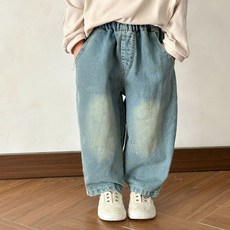 Starbean 小熊口袋休閒牛仔褲