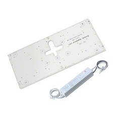 LED 方形燈模組 1 Light 400 x 165 mm 25W SA+轉換器+附屬套組, 晝光色, 1套