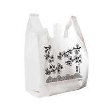 The Pack Company 雙側HD乳白壽司塑膠袋 小, 1入, 100個