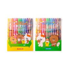 STUDIO EIGHT 彩色鉛筆 隨機發送, 2個, 12 種顏色