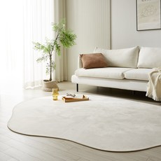 initium 可水洗生活防水Rainy不規則地毯