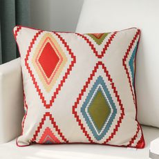 Floz 水波紋格紋抱枕套