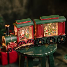 聖誕火車雪花球, 混合色, 長32cm x 高17cm