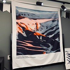 The Flow 艾佛勒斯山晚霞風景圖案毛毯