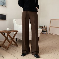 NEEDSOME 女款 長版/中長版 Karon寬版西裝褲 2 含羊毛