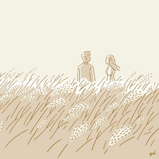 위모던 일러스트 그림 율리 Autumn breeze 캔버스아트