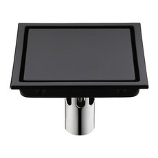 코쿼드 배수구 뚜껑 냄새 차단 트랩 블랙 SUS304, 1개