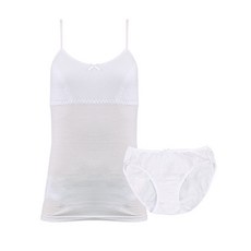 CL STORY 女童發育期第1階段條紋內衣背心+內褲