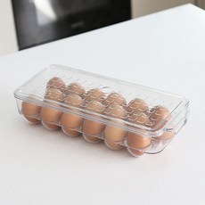 DALPAENGI LIVING 透明雞蛋收納盒 18格, 透明