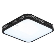 가온엘이디 마름모 LED 센서등 15W, 블랙+주광색, 1개