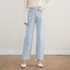 JEANMANIA 女款牛仔寬褲 CU6W31