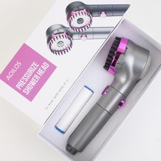 AOILES 7功能蓮蓬頭 + 附加濾芯組, 灰色, 1個