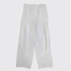 남성용 코튼 와이드 벌룬 밴딩 팬츠