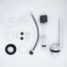 無噪音前桿馬桶配件套裝, 混合色