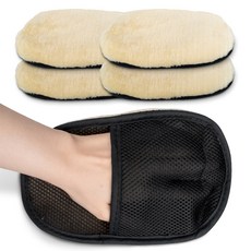 Secret Max 泡沫人造羊毛洗車手套 5 件裝 (wa054) 洗車手套泡泡洗車, 5個, 單一顏色