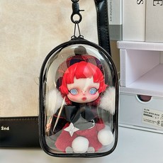 칠시 투명 스컬판다 크라이베이비 pvc 케이스, 블랙, 1개