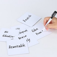 LOVELY FARM Sheet-mate 隨處可貼無痕黏貼式週/月計畫本 G 6入 + 馬克筆套組, Design_G(白板便條紙 M 6張入+黑色麥克筆)