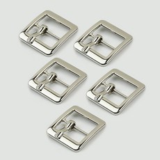 MaDaKkuMi 包包背帶裝飾 DIY 工藝 H型扣環 16mm 5入, 銀色(扣環), 1套