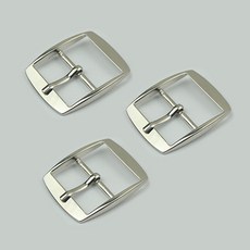 MaDaKkuMi 包包背帶裝飾 DIY 手工藝 H型扣環 32mm 3入, 銀色(扣環), 1套