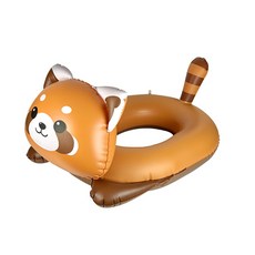 愛寶樂園渡假村C浣熊充氣泳圈, 混色, 1個