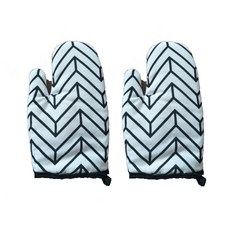 The Flow Company太可愛了平時也想戴的幾何圖案烘焙廚房烤箱手套, 3, 2個