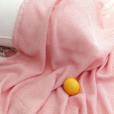 Maison Textile Awesome人造絲華夫格夏季被兼薄被, 粉色的