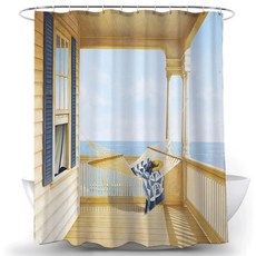 노르딕 심플 욕실 샤워커튼 타입7 165 x 180 cm L85, 1개