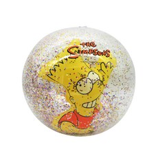 SIMPSONS Lil Pang Twinkle Jumbo 3D 沙灘球, 混色, 410mm