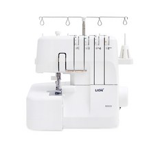 LION 包邊縫紉機, 8100D, 白色