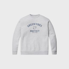 PROJECT M 休閒月亮熊微寬鬆徽章大學T