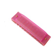 兩種顏色口琴 01, 透明粉紅色, 單品