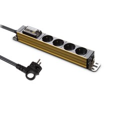 Hyundai Electric 伺服器用 鋁製高容量延長線 4孔 HDSVAL-GN45G, 5m, 心靈金, 1個