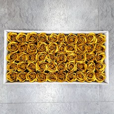 EPLYN 金玫瑰花造型香皂 50入, 金色