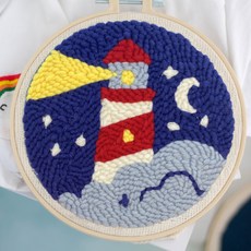 戳戳針刺繡套組, 1套, 燈塔