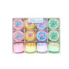 珠子冰淇淋史萊姆 3入 4組, 200g, 混色